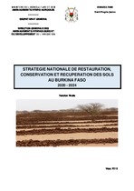 STRATEGIE NATIONALE DE RESTAURATION, CONSERVATION ET RECUPERATION DES SOLS AU BURKINA FASO 2020-2024
