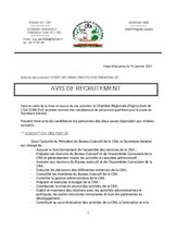 AVIS DE RECRUTEMENTS CRA EST-1