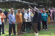 Productivité animale : le ministre Ismaël SOMBIE visite un pionnier de la diffusion des races performantes